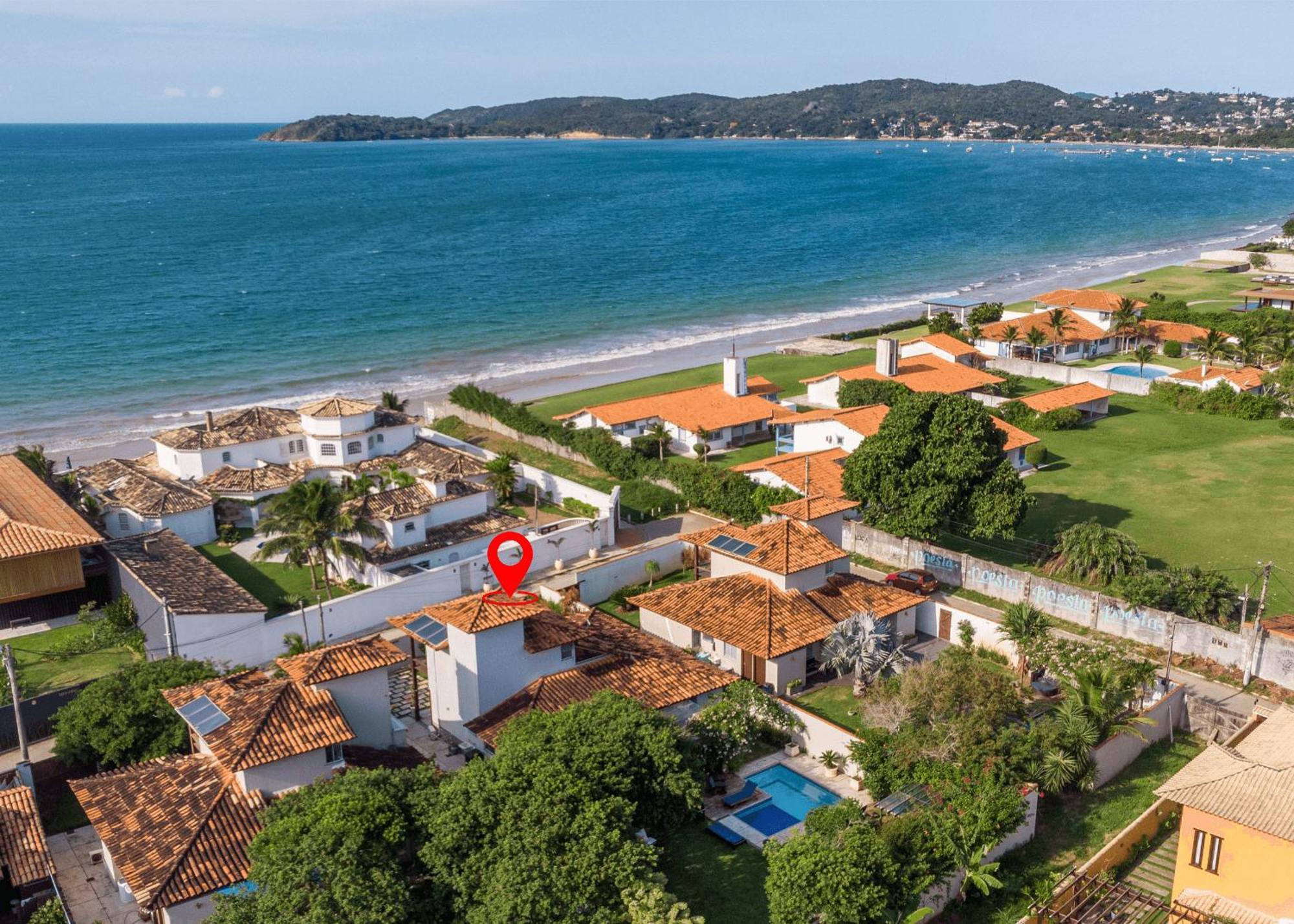 Bz26 40 Metros Da Praia! Casa Ampla Com Piscina Армасан-душ-Бузіус Екстер'єр фото